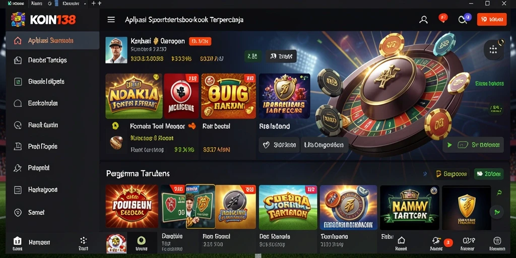 Screenshot KOIN138 menampilkan tampilan taruhan olahraga yang menarik.