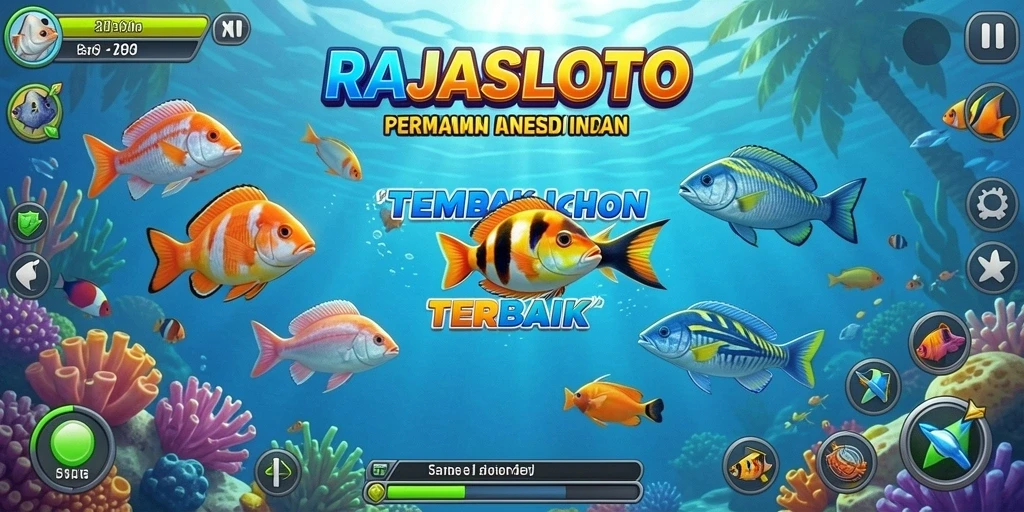 Gameplay Tembak Ikan yang seru dan mengasyikkan.