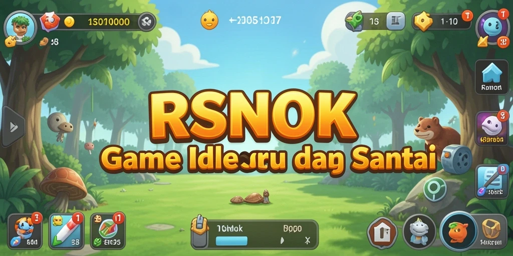 Tampilan gameplay RSNOK yang santai dan menghibur.